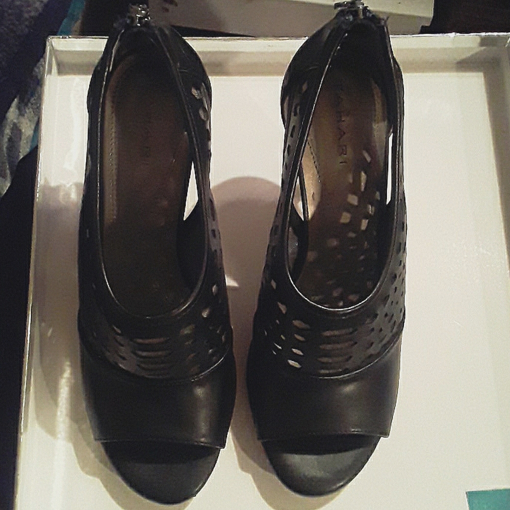 Black 4" heels